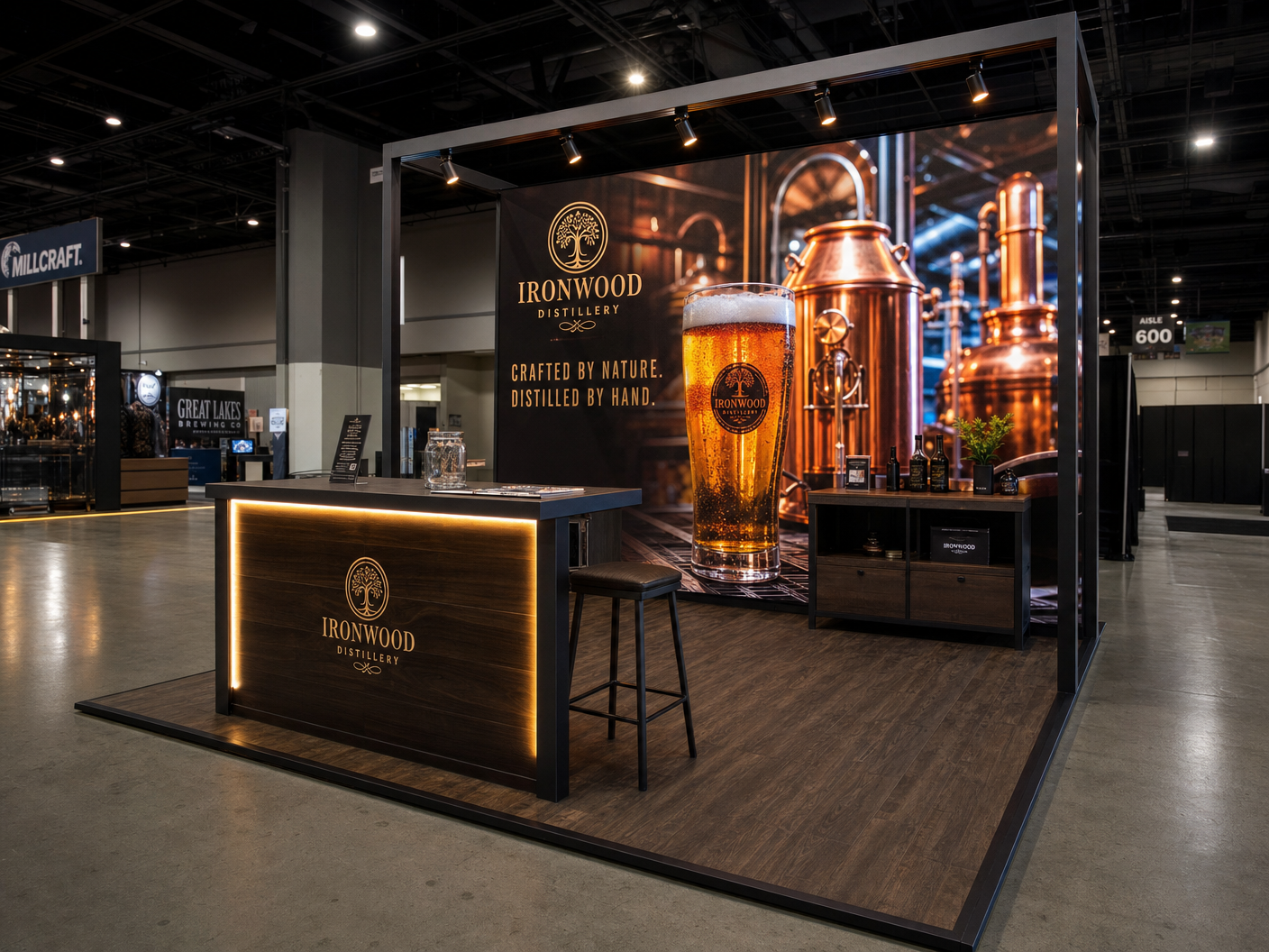 World of Concrete LED Exhibit – 10x20 Technology Companies - LED exhibit thumbnail