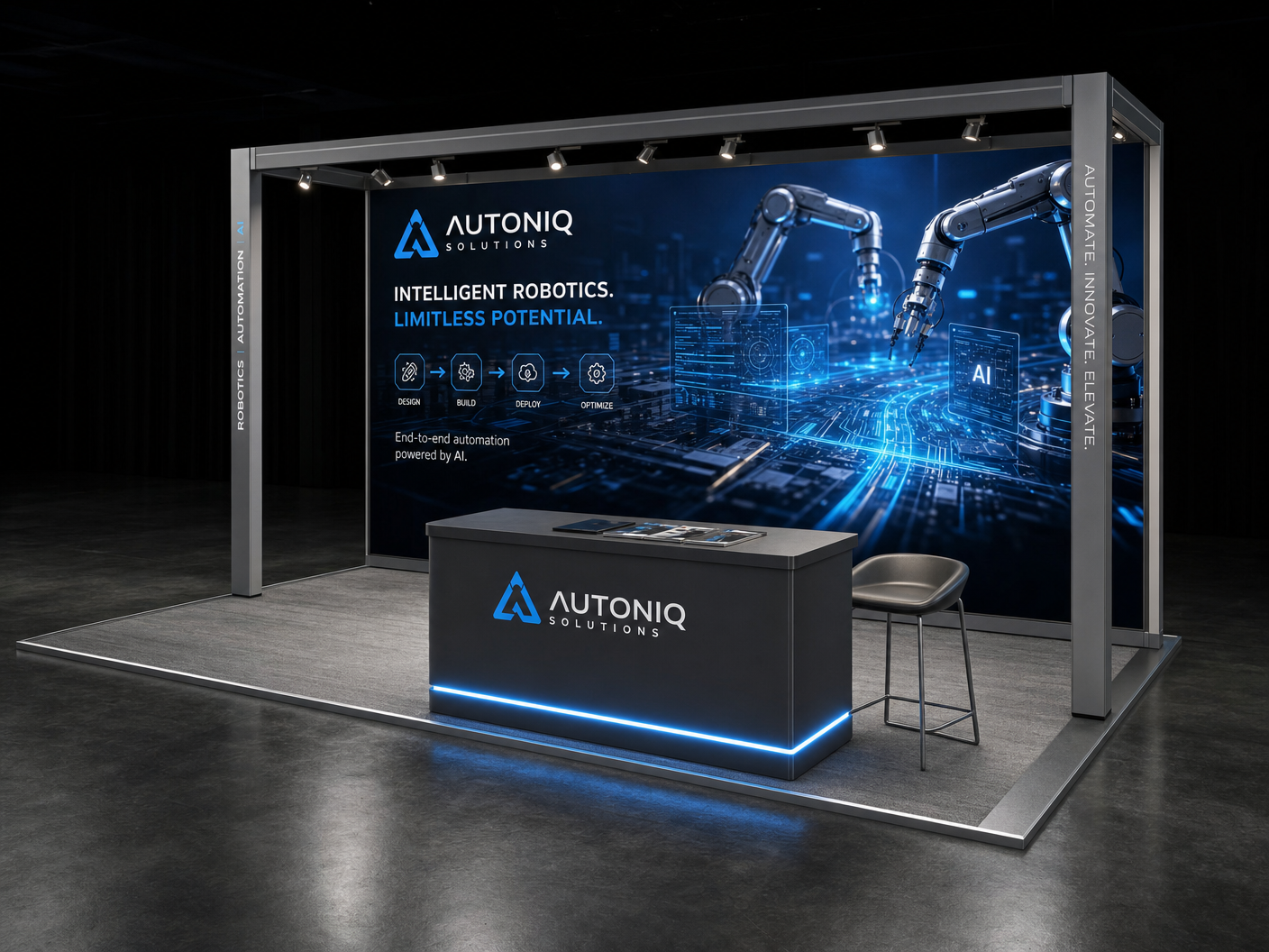 InfoComm 20x20 LED Video Wall Exhibit – Technology Companies - LED exhibit thumbnail