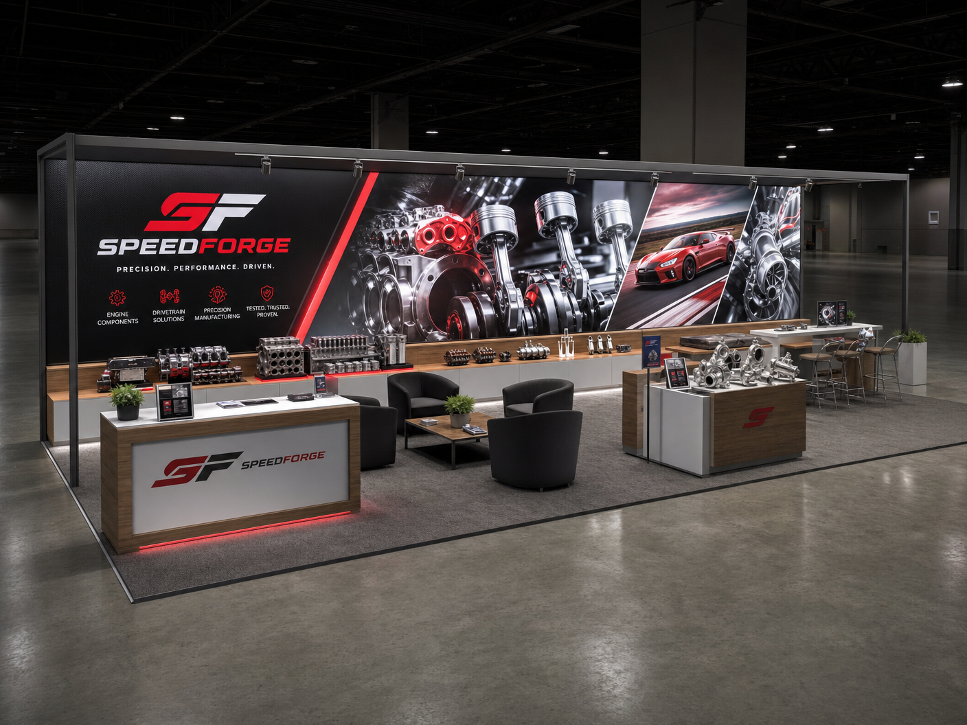 10x30 LED Exhibit for InfoComm in Las Vegas - LED exhibit thumbnail