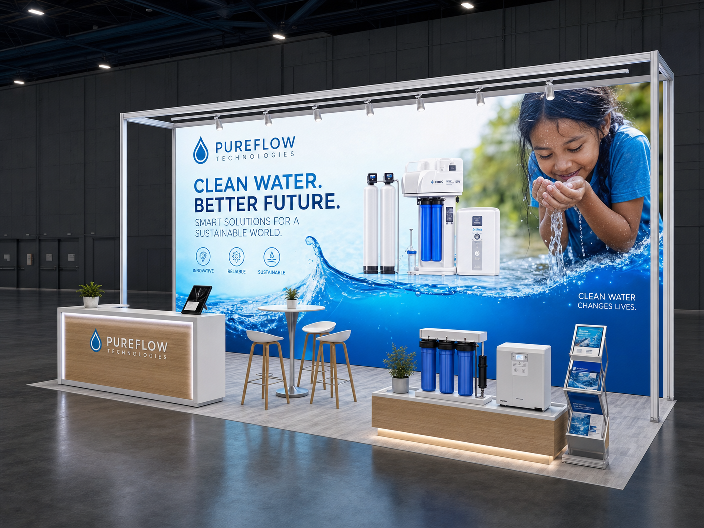 10x20 LED Exhibit Rental for RSNA Phoenix - Healthcare & Medical LED exhibit