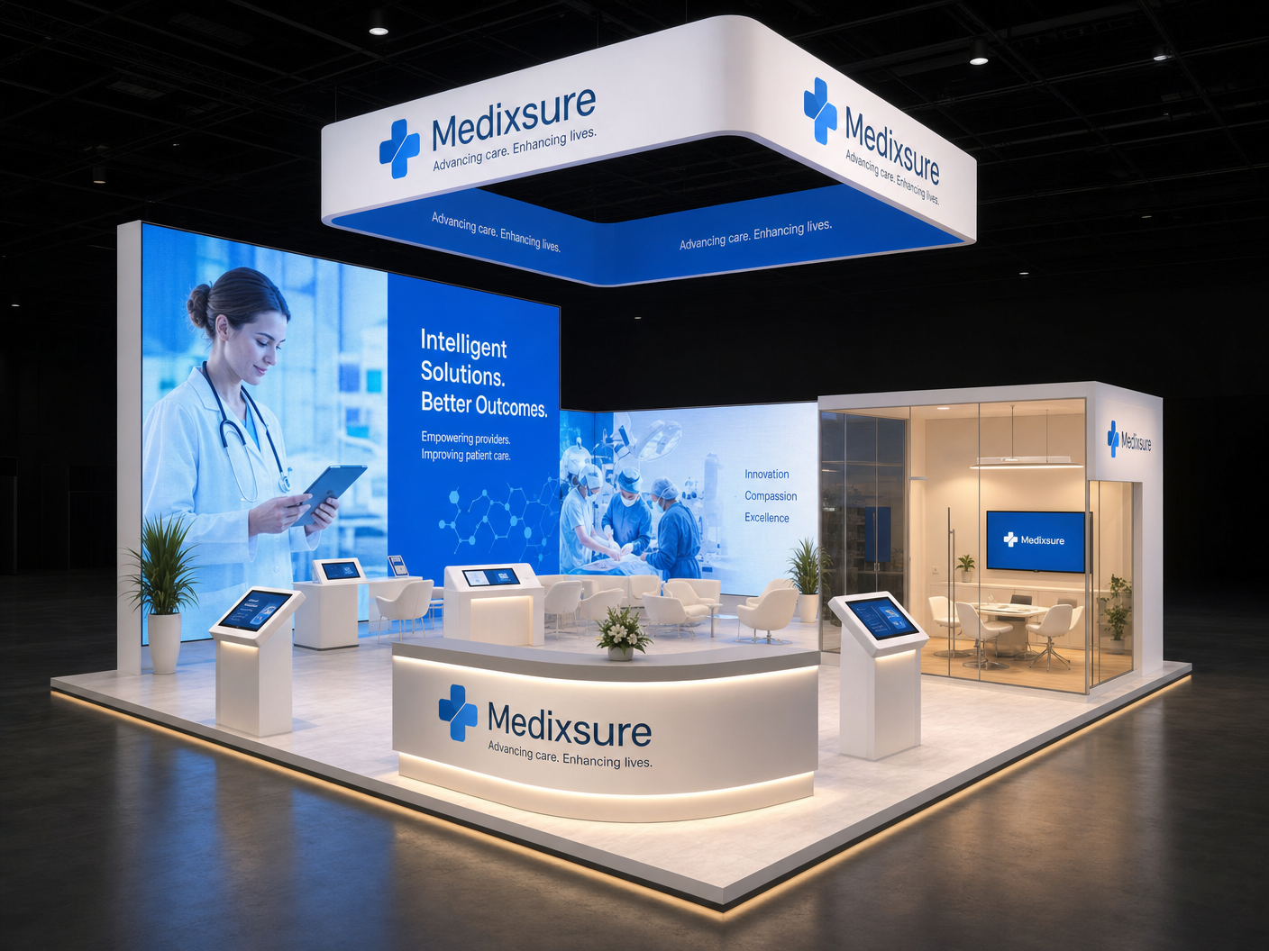 Cloud Computing Conference 20x20 LED Booth – Technology Companies - LED exhibit thumbnail