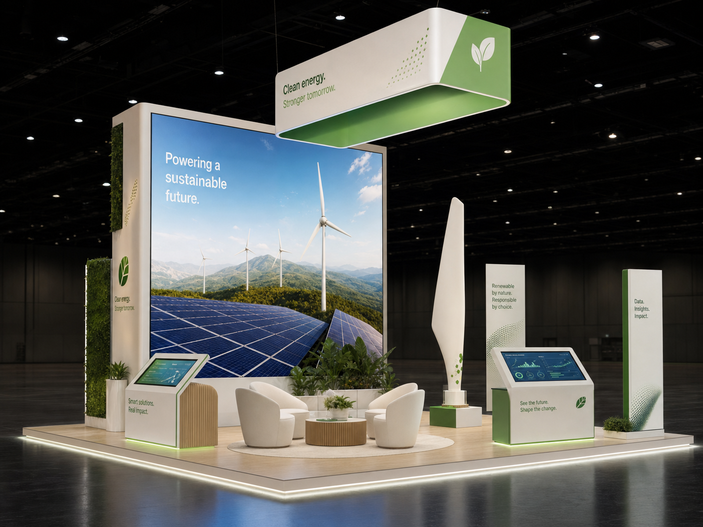 OTC LED Panel Booth – 20x20 Energy Companies - LED exhibit thumbnail