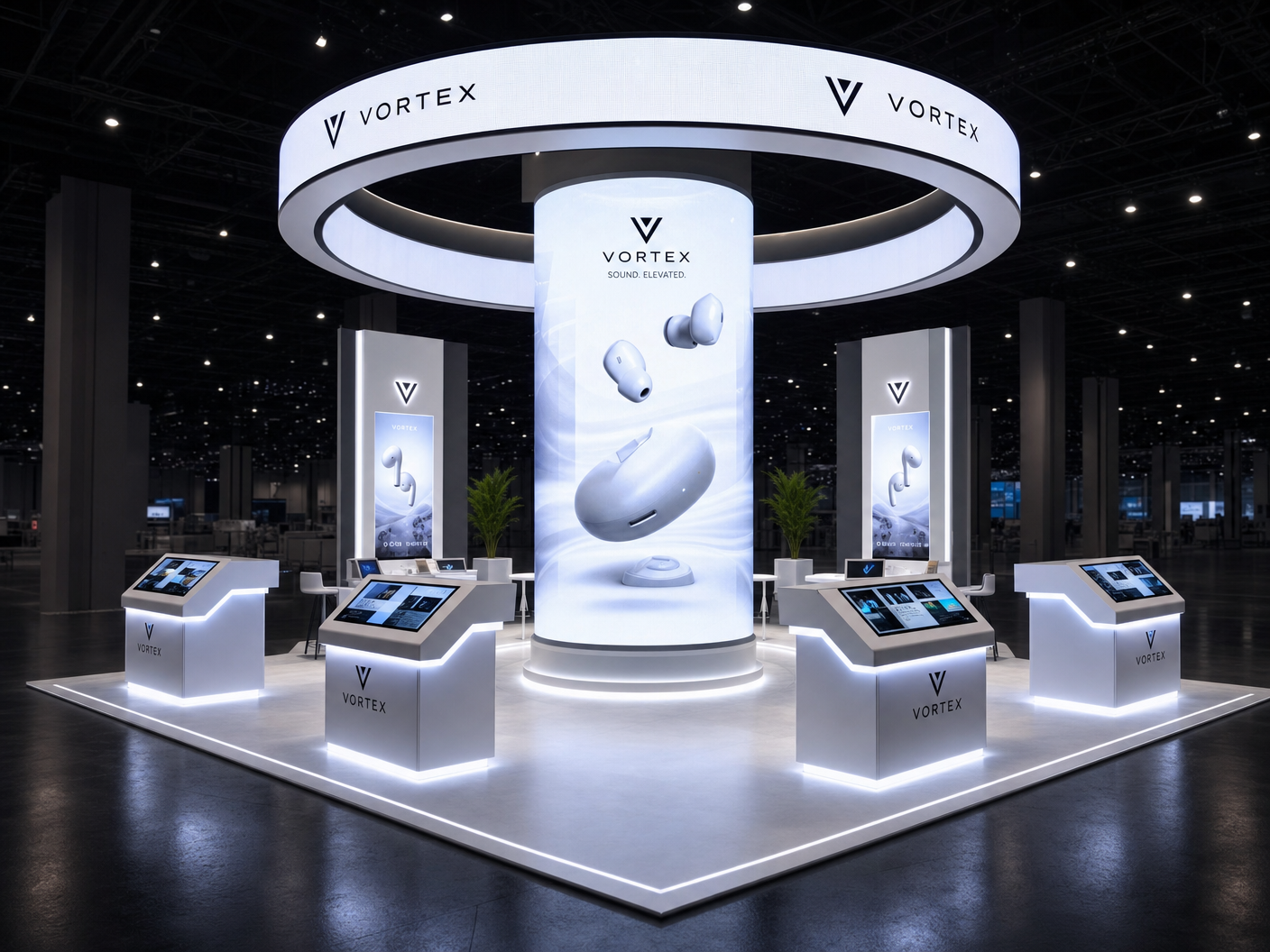 20x20 Immersive LED Booth for NAB Consumer Electronics - LED exhibit thumbnail