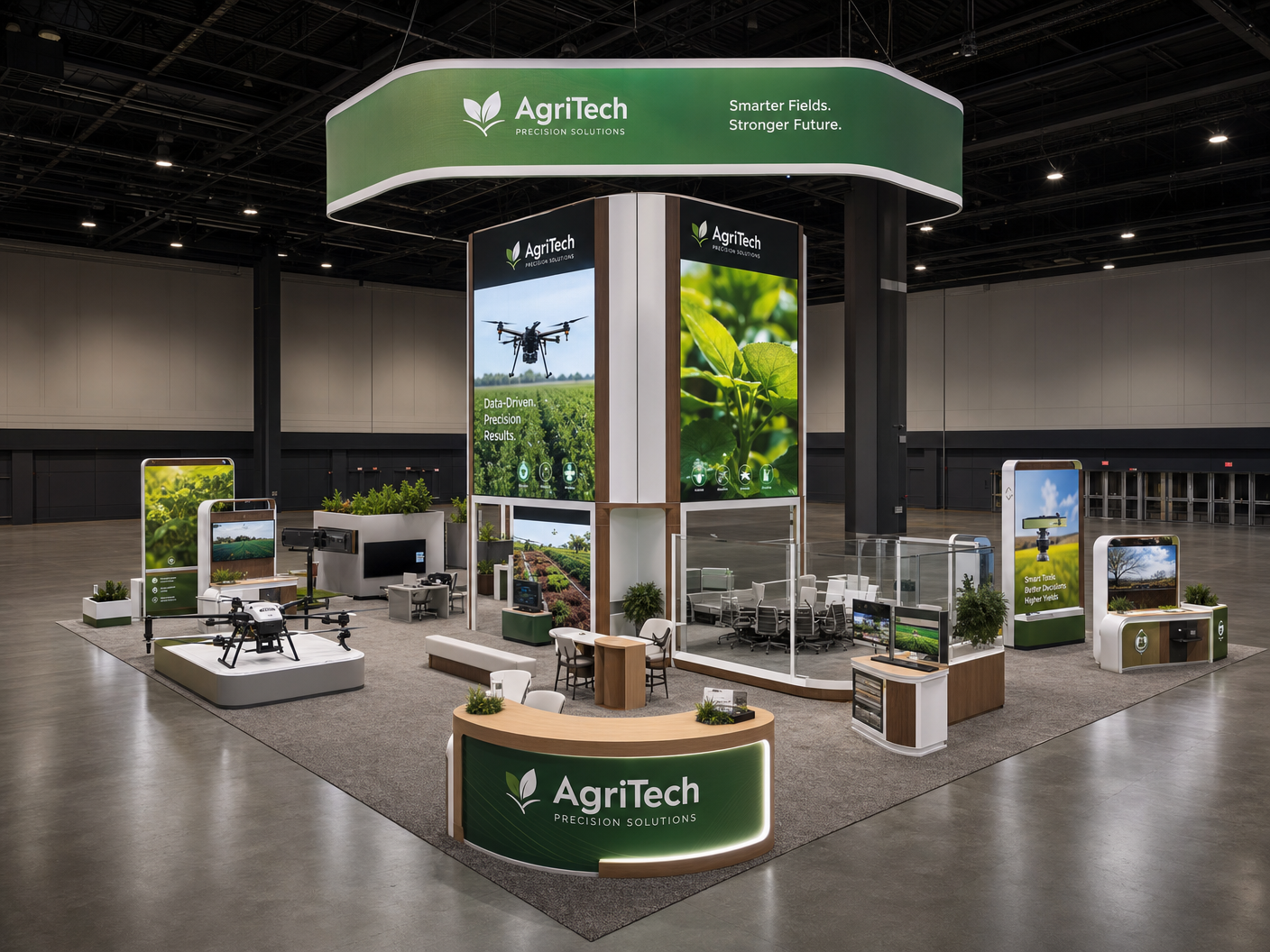 20x20 LED Display Exhibit for InfoComm in Orlando - LED exhibit thumbnail