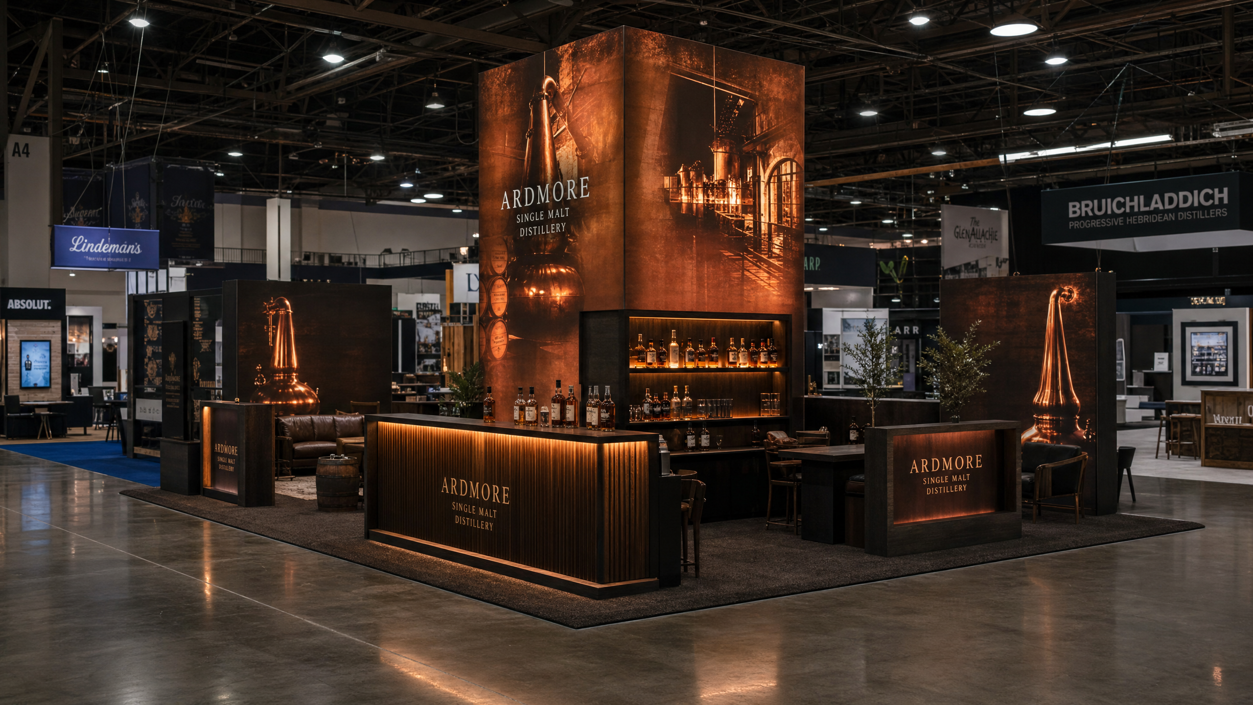 20x30 LED Exhibit for NAB Technology Companies - LED exhibit thumbnail