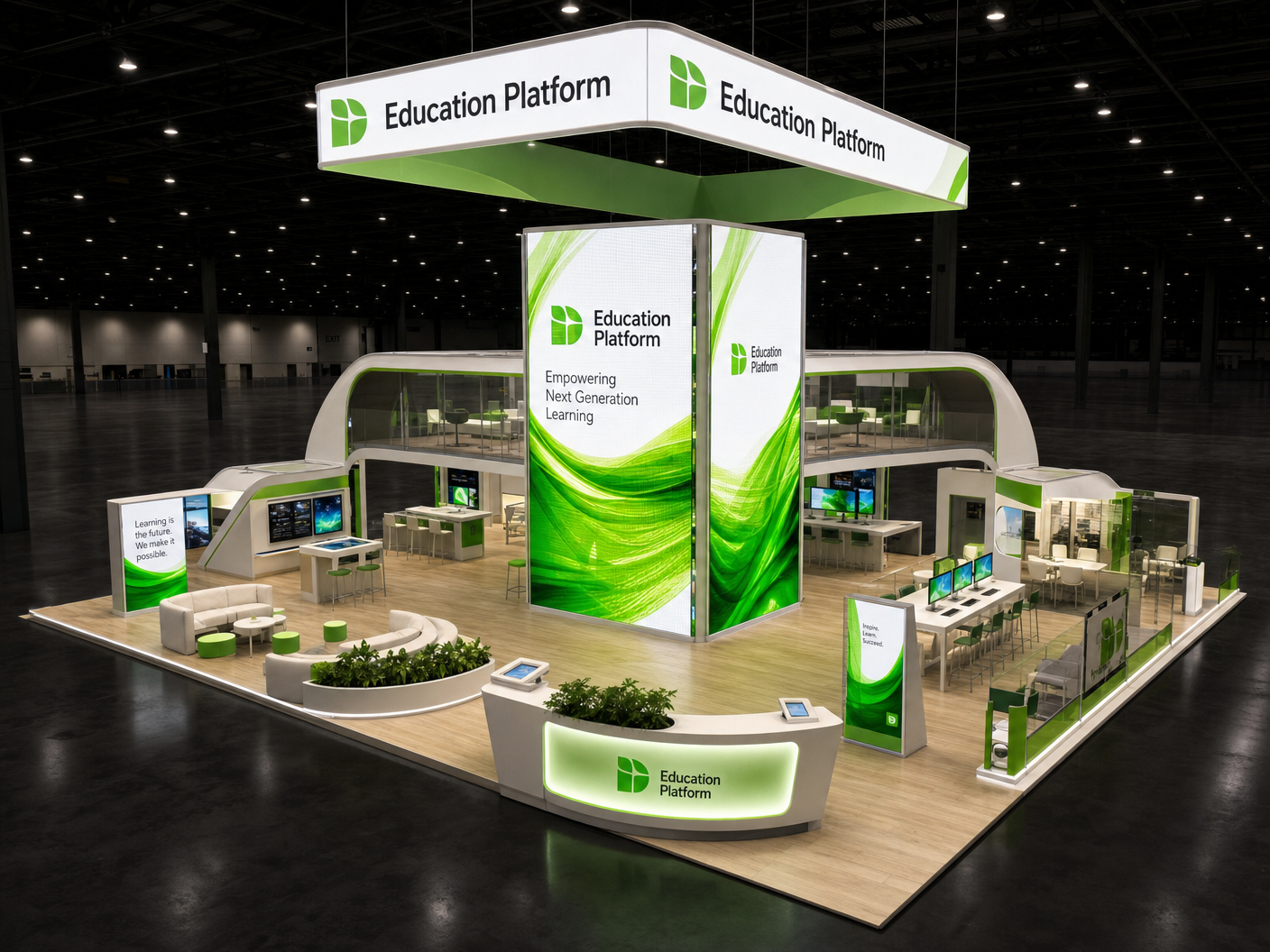 50x50 LED Display Exhibit for ASU+GSV Education Tech - LED exhibit thumbnail