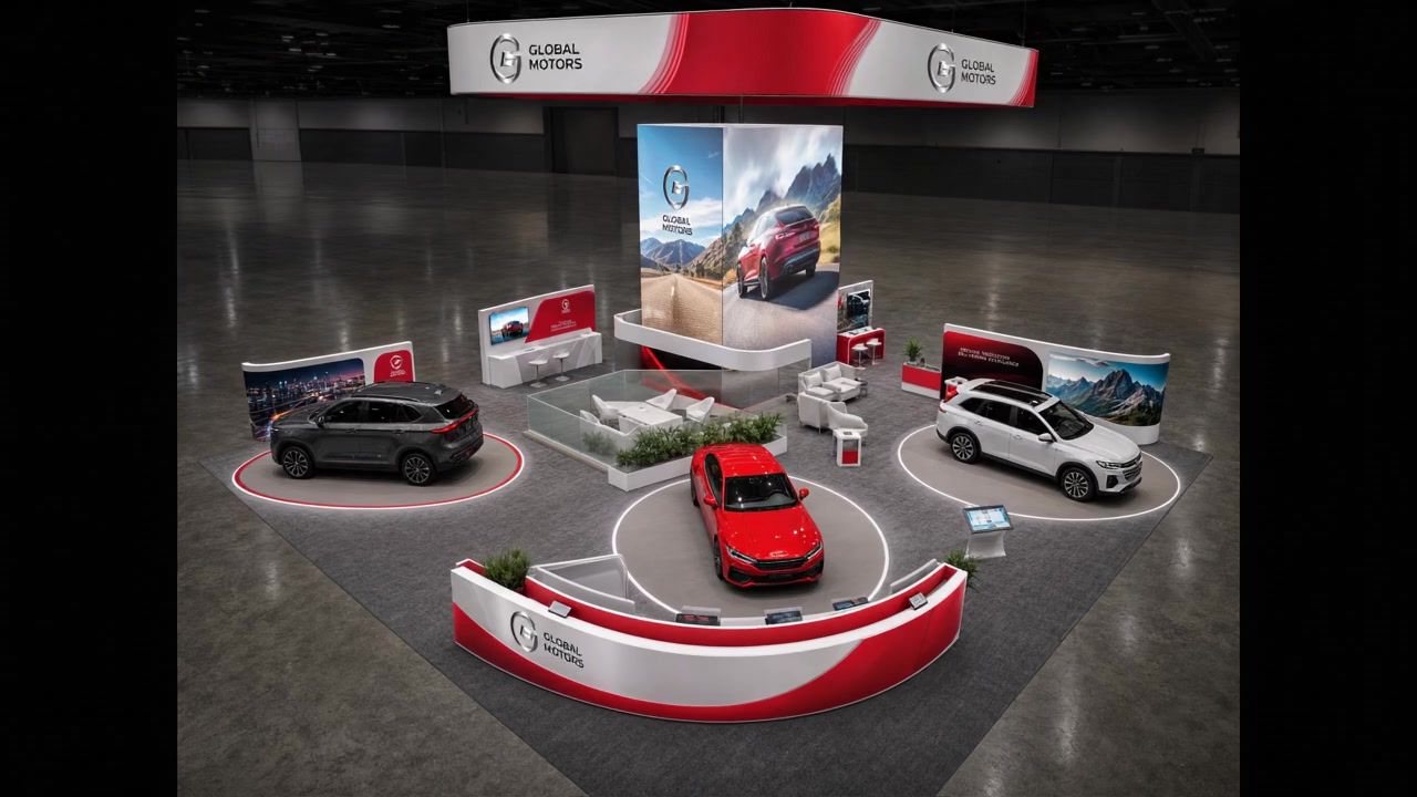 AAPEX LED Technology Booth – 30x40 Automotive Brands - LED exhibit thumbnail