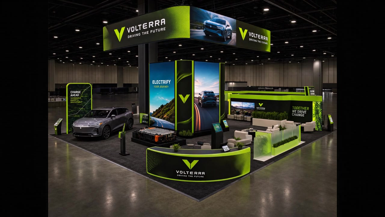 EVS 30x40 LED Booth – EV Companies - LED exhibit thumbnail