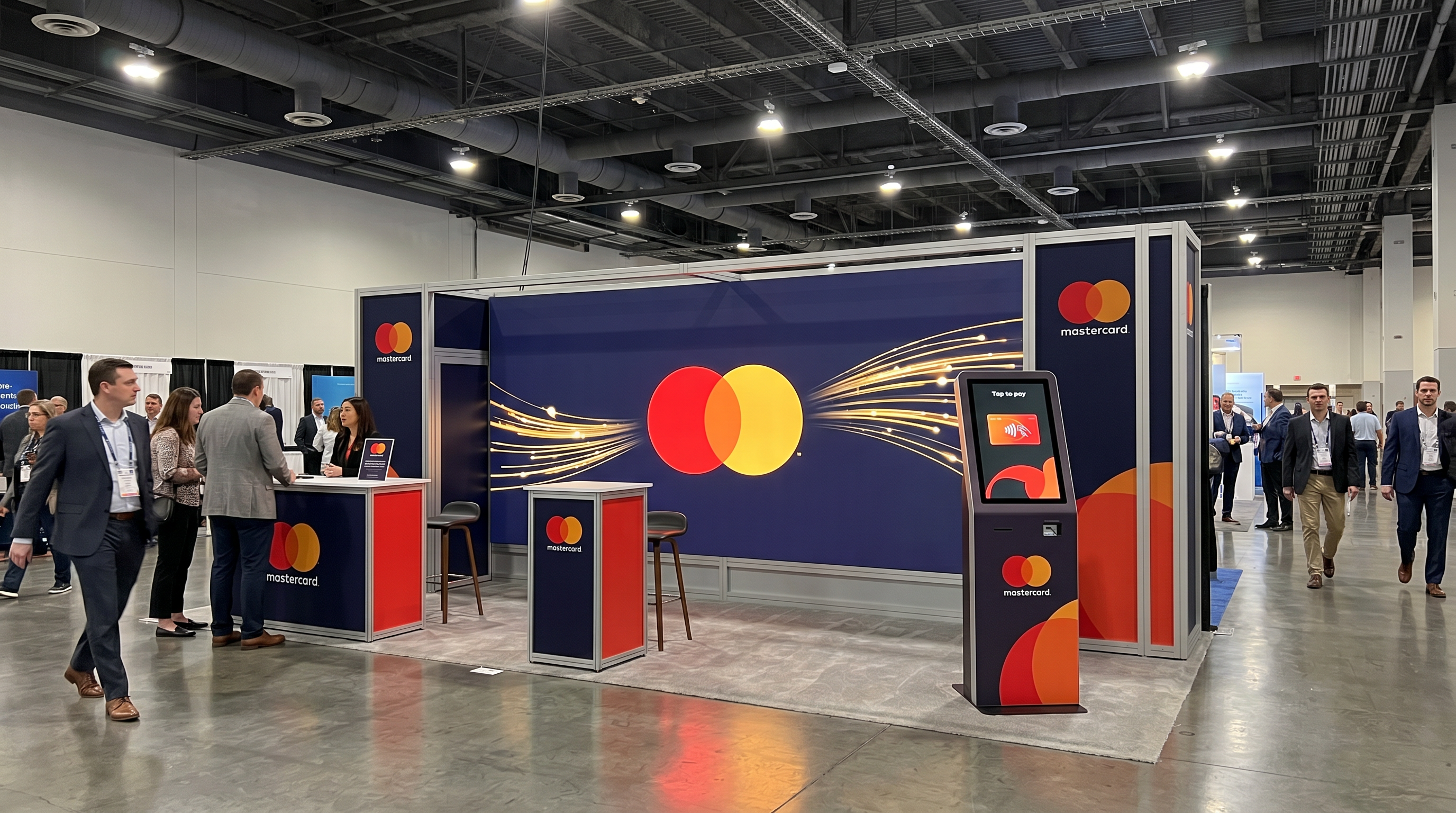 IMEX America 10x10 LED Trade Show Booth for Technology Companies - LED exhibit thumbnail