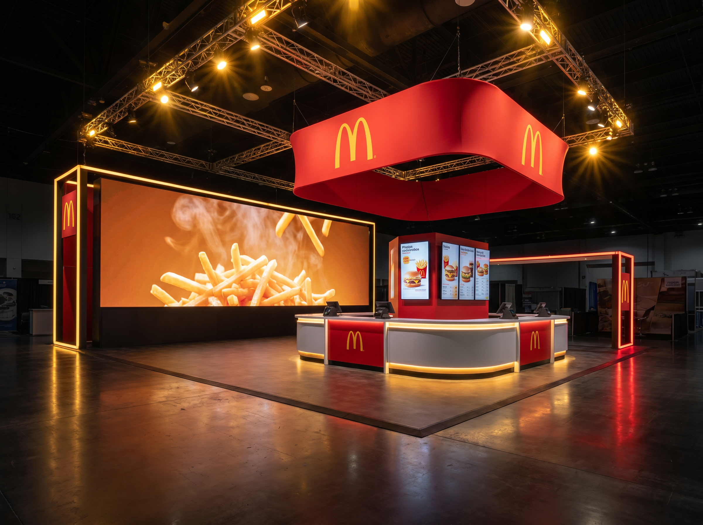 Arab Health 10x30 LED Video Wall Exhibit – Manufacturing Companies - LED trade show exhibit rental