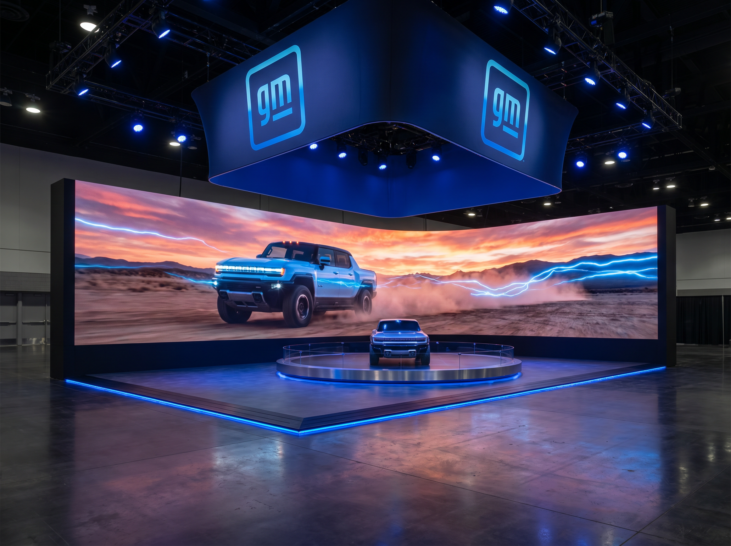 Black Hat 20x20 LED Video Wall Exhibit in Dallas - LED exhibit thumbnail