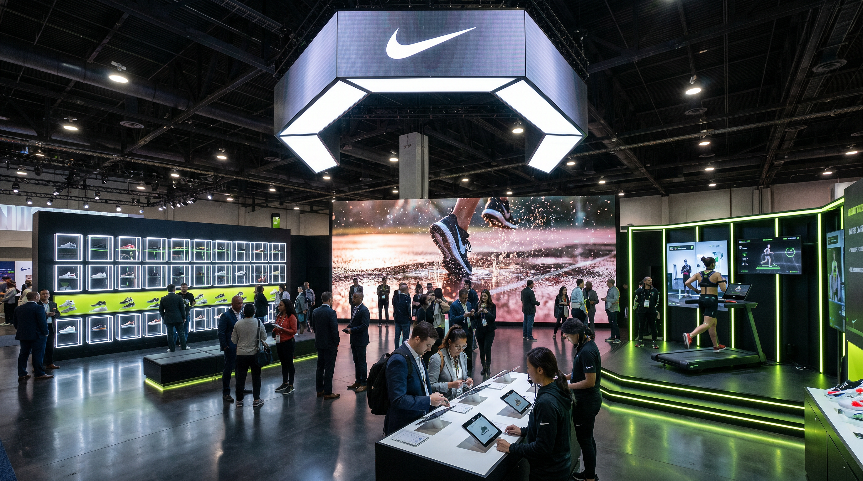 SHOT Show LED Trade Show Booth – 20x30 Sports Brands - LED exhibit thumbnail