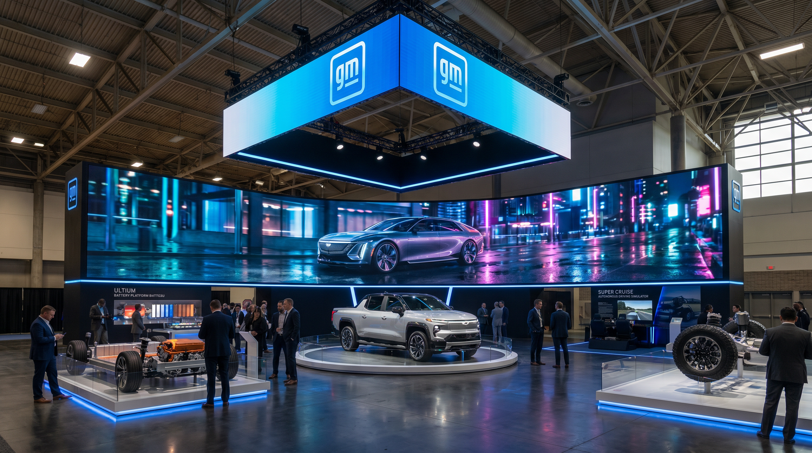 SPIE 30x30 Immersive LED Booth for Technology Companies - LED exhibit thumbnail