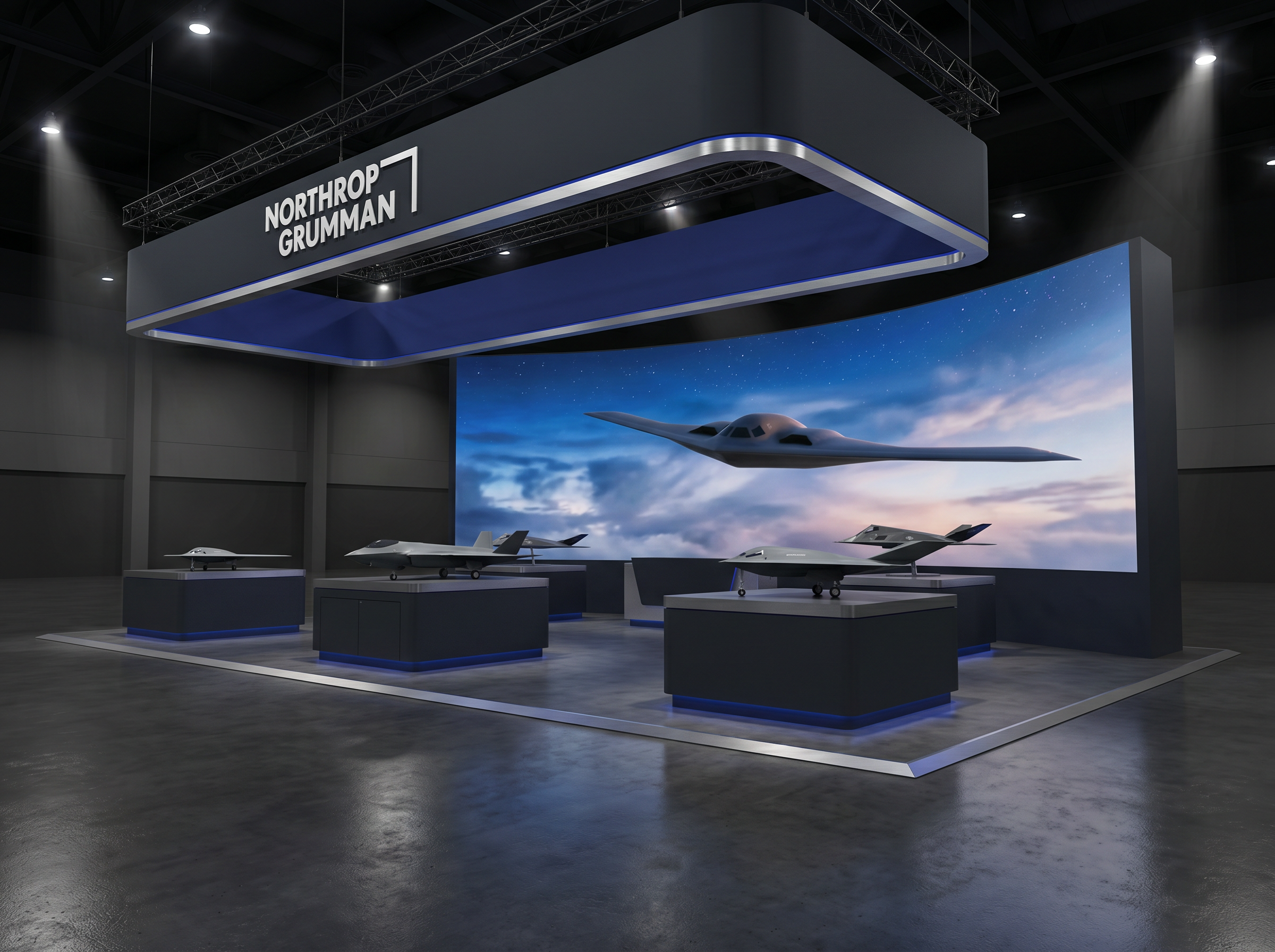 CES 30x40 Interactive LED Booth for Technology Companies - LED exhibit thumbnail