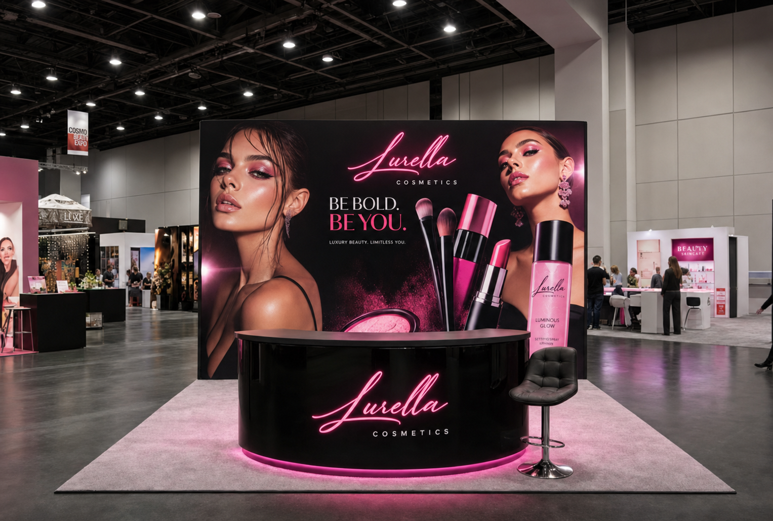 10x20 LED Trade Show Exhibit for NAB Show in Las Vegas - LED exhibit thumbnail